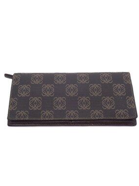 Loewe Anagram Wallet Billfold Brown